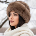 Nivara – Elegante Cappello Realizzato In Pelliccia Naturale Di Visone