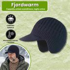 Fjordwarm – Cappello Invernale Scandinavo con Paraorecchie (unisex, taglia unica)
