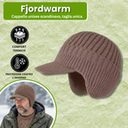 Fjordwarm – Cappello Invernale Scandinavo con Paraorecchie (unisex, taglia unica)