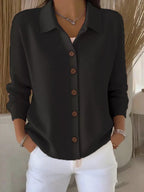 Mila | Cardigan Classico In Maglia Con Bottoni