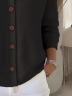 Mila | Cardigan Classico In Maglia Con Bottoni