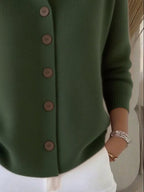 Mila | Cardigan Classico In Maglia Con Bottoni