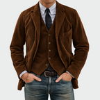 Pedro™ | Completo 2 pezzi: Blazer e Gilet in Velluto